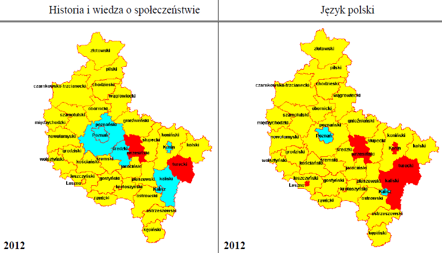 POZYCJE POWIATU GNIEŹNIEŃSKIEGO W