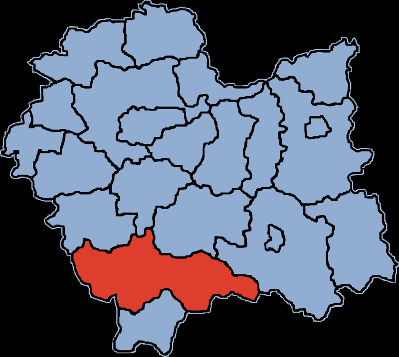 Czorsztyn, Jabłonka, Krościenko nad Dunajcem, Lipnica Wielka, Łapsze Niżne, Nowy Targ, Ochotnica Dolna,