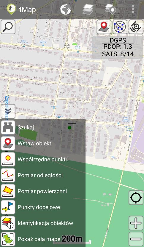 3.5 Dodawanie pomiarów 3.5.1 Tworzenie obiektów pomiarowych Wyświetlanie danych i obiektów warstw pomiarowych zostało opisane w rozdziale: 3.3.6 Warstwy pomiarowe.