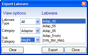 38 epblue Studio tworzenie aplikacji Abb. 5-10: Okno Labware Import Rys. 5-10: Okno Labware Import Pojawi się okno Labware Import. Akcesoria zostaną pokazane na liście. 5. Dezaktywuj akcesoria, które są niedostępne lub wymagane.