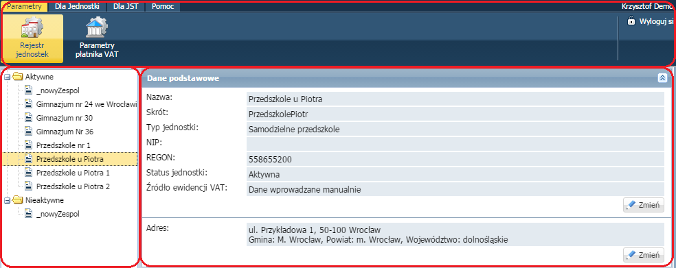 Czynności wykonywane w aplikacji Centralny VAT 7 Zwróć uwagę, że aplikacja uruchomi się automatycznie bez konieczności ponownego logowania.