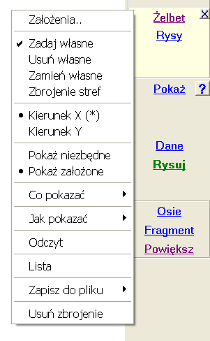 ABC 6.2 Obiekt3D nie do minimalnego procentu i wielkości A sk zaleŝnej od parametrów stali i spodziewanego zarysowania.