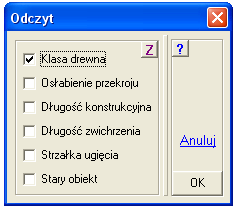 Wymiarowanie rozkład zostanie pokazany w formie barwnej mapy. Wartościom od 0,0 do 1,0 jest przyporządkowanych pięć równych przedziałów, którym odpowiada pięć odcieni koloru niebieskiego.