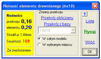 ABC 6.2 Obiekt3D długość zwichrzenia. W kaŝdej chwili moŝna przyciskiem [L] wprowadzić na nowo długość zwichrzenia równą długości odcinka.