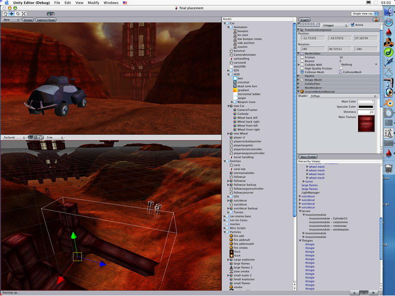 Rysunek: Unity Pre-initial release Ver. 0.