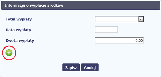 Użytkownik może w każdej chwili usunąć Potrącenie poprzez wykorzystanie funkcji Usuń.