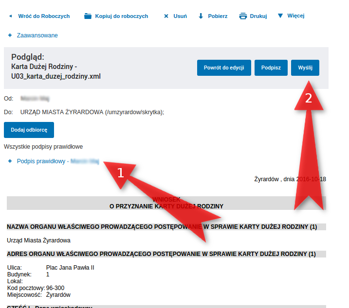 Uwaga - problem z formularzami! Jak już wspomniano wyżej, niektóre urzędy nie przygotowały odpowiedniego formularza do składania wniosku o Kartę Dużej Rodziny.