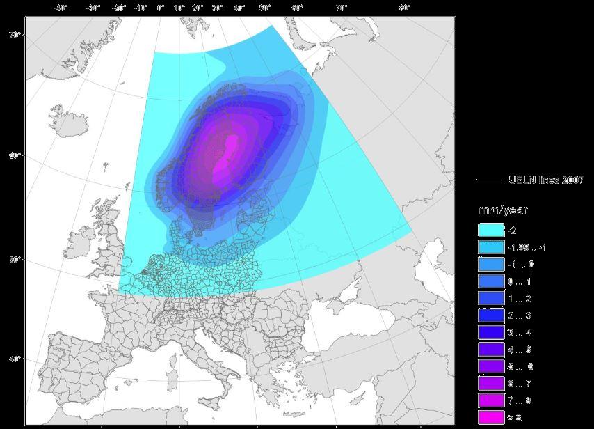 Podstawowe informacje o EVRF2007 (2) Redukcja przewyższeń punktów nawiązania na epokę