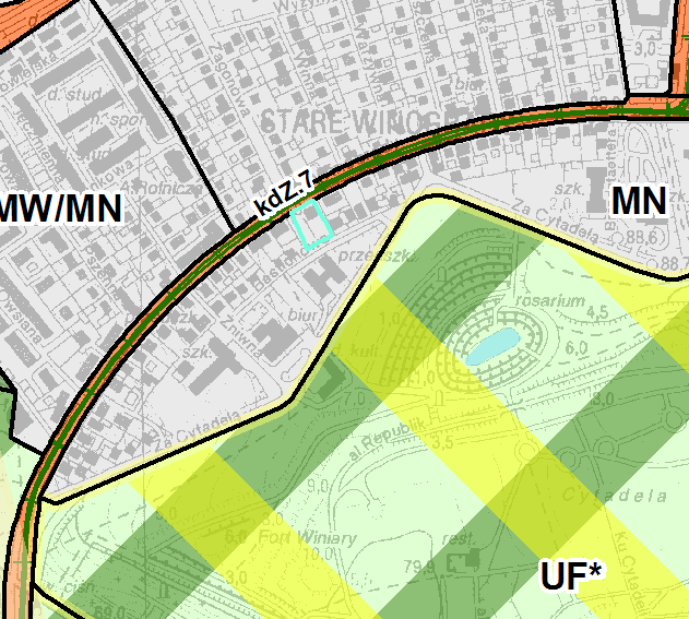 Studium uwarunkowań i kierunków zagospodarowania przestrzennego miasta Poznania Uchwała Nr LXXII/1137/VI/2014 z dnia 23 września 2014 roku MN Tereny zabudowy mieszkaniowej jednorodzinnej Wiodące