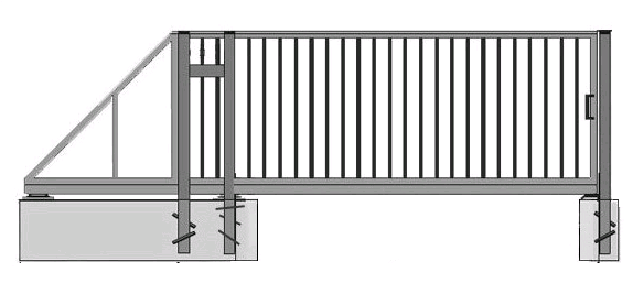 Bramy przesuwne palisadowe i panelowe oraz przemysłowe Brama palisadowa
