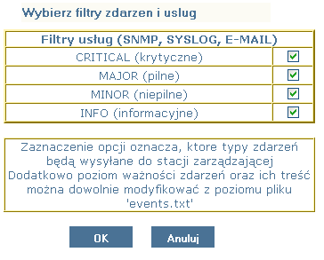 Rys. 2. Widok okna wyboru usług dostępnych w urządzeniu Rys. 3.