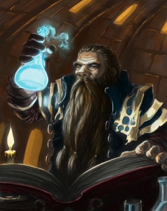 Koszt w sztukach złota Umiejętność \ Poziom alchemika Praktyk Czeladnik Mistrz Mikstura leczenia (natychmiast przywraca 1 pż) 20 15 10 Mikstura czujności (postacie nie można ogłuszyć) 20 15 10