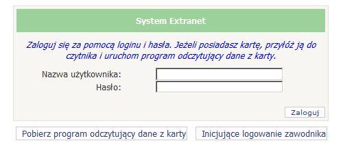 1. Logowanie do systemu Extranet Aby rozpocząć pracę w systemie Extranet użytkownik musi się zalogować do systemu wprowadzając w przeglądarce internetowej następujący adres: http://www.extranet.pzpn.