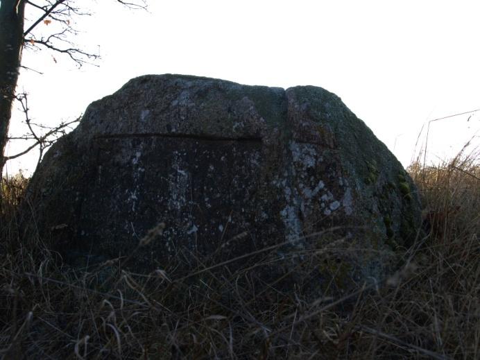 Na północ od Jeziora Francuskiego, znajduje się granit o obwodzie 10,10 m oraz wysokości 1,6 m, z napisem,,c.v.rose 1918".