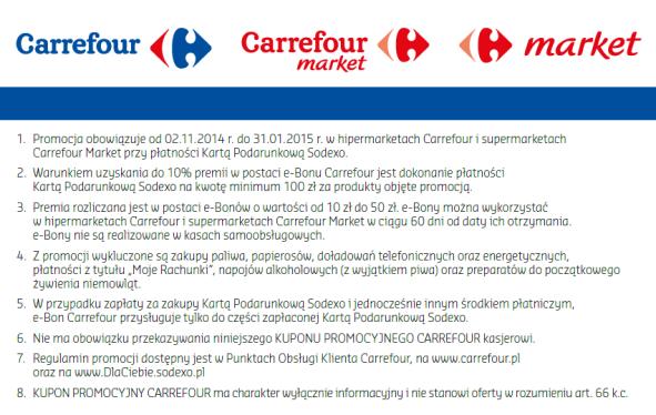 Załącznik nr 3 Wzór e-bonu Carrefour