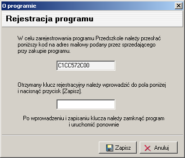 INSTRUKCJA OBSŁUGI PROGRAMU PRZEDSZKOLE Uruchomienie programu Po uruchomieniu programu wyświetlane jest okno logowania, w którym wprowadza się nazwę użytkownika (opis w dalszej części instrukcji) i