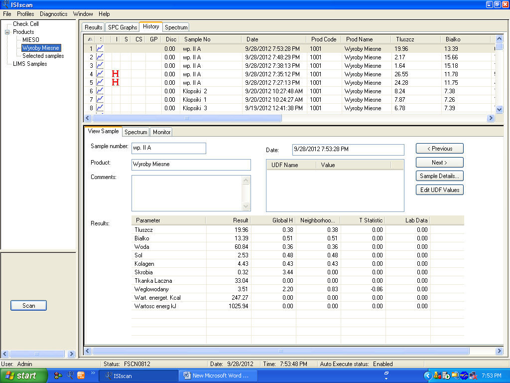 FOODSCAN