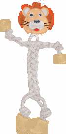ZABAWKI 100% natural Toys 100% natural gumowe / rubber sznurkowe / rope Z675 45 cm Z673 25 cm
