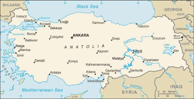 DANE OGÓLNE Stolica : Ankara Waluta : Lira turecka ( ) Powierzchnia : 783 562 km² - 37. na świecie Liczba ludności : 74 724 269-17. na świecie Liczba osób w : ok.