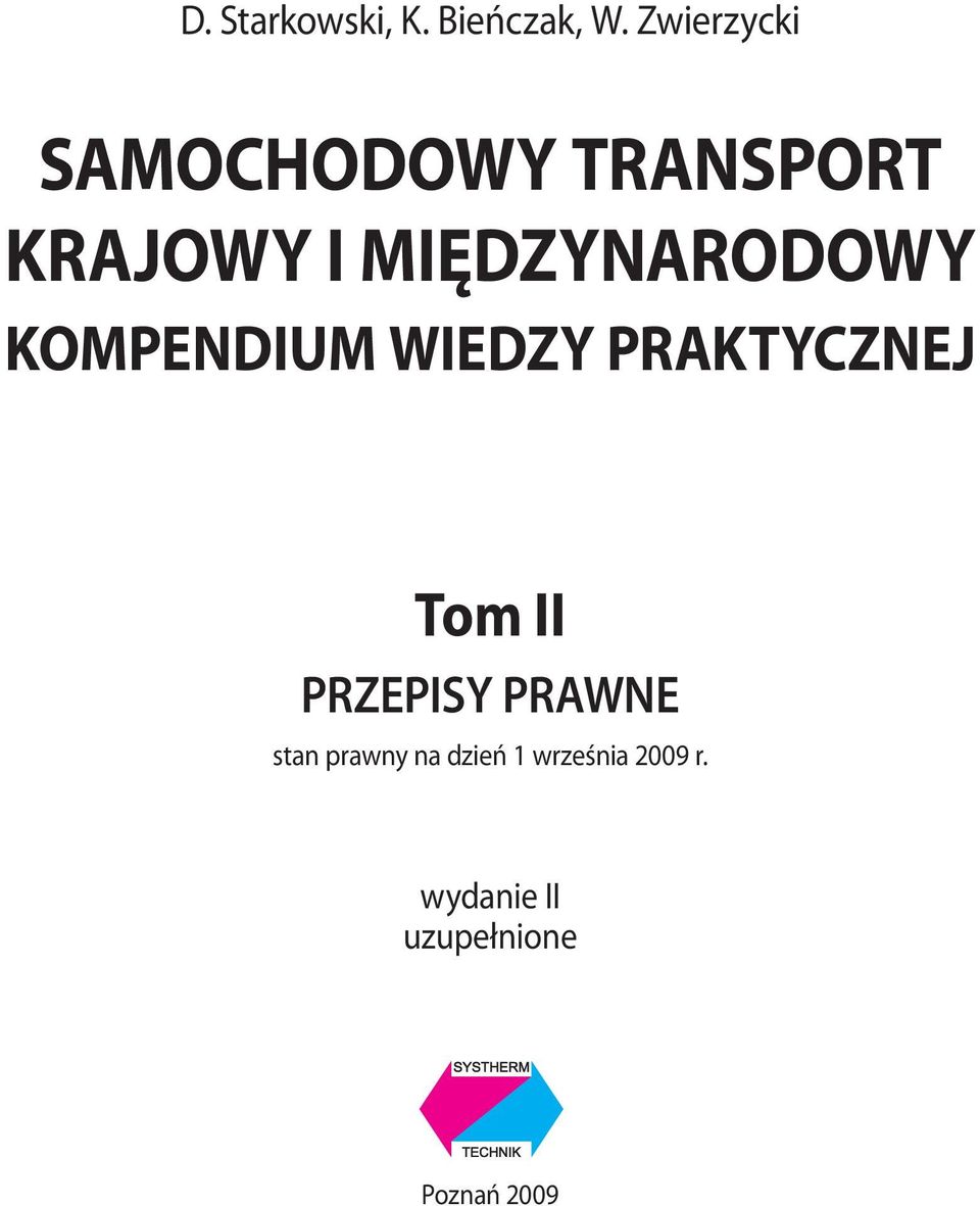 MIĘDZYNARODOWY KOMPENDIUM WIEDZY PRAKTYCZNEJ Tom II