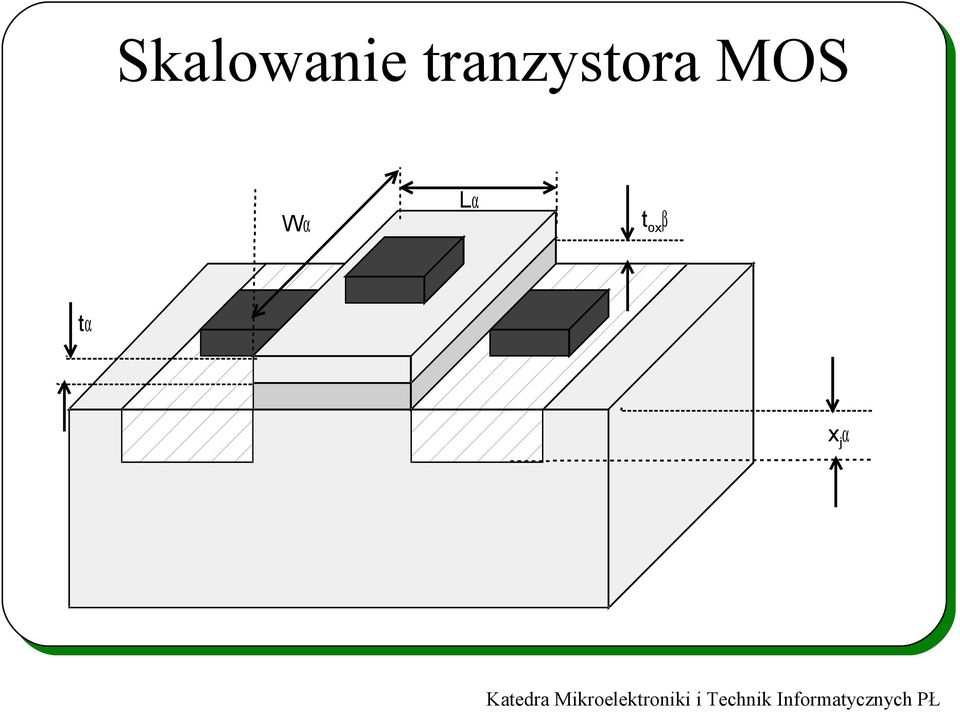 MOS Wα Lα t