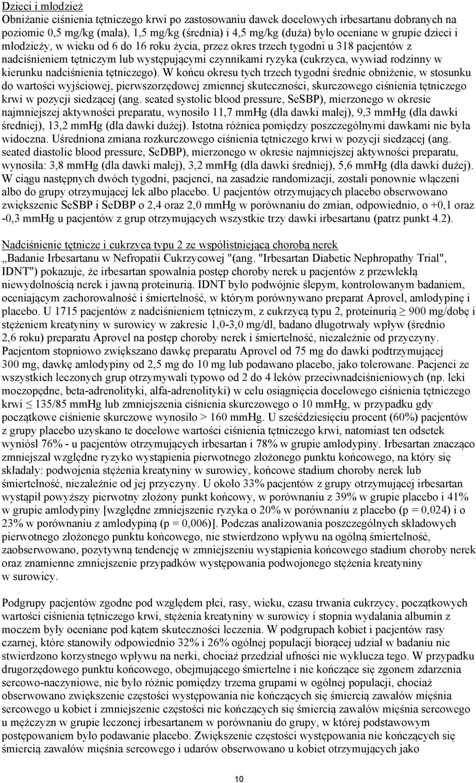 kierunku nadciśnienia tętniczego).