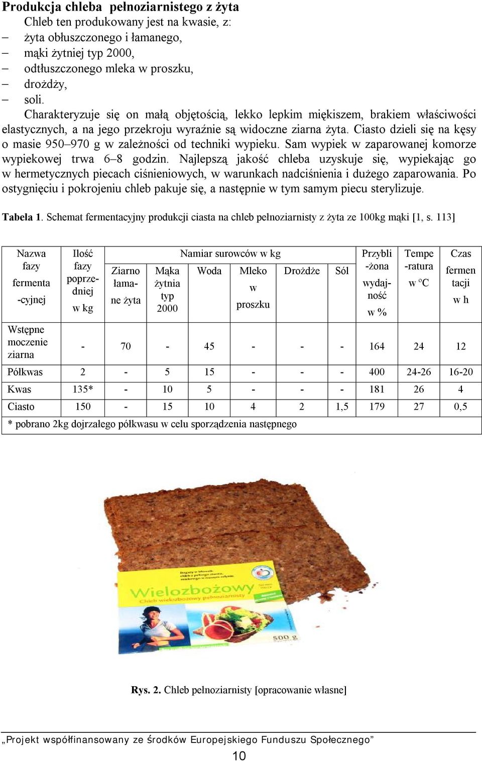 Ciasto dzieli się na kęsy o masie 950 970 g w zależności od techniki wypieku. Sam wypiek w zaparowanej komorze wypiekowej trwa 6 8 godzin.