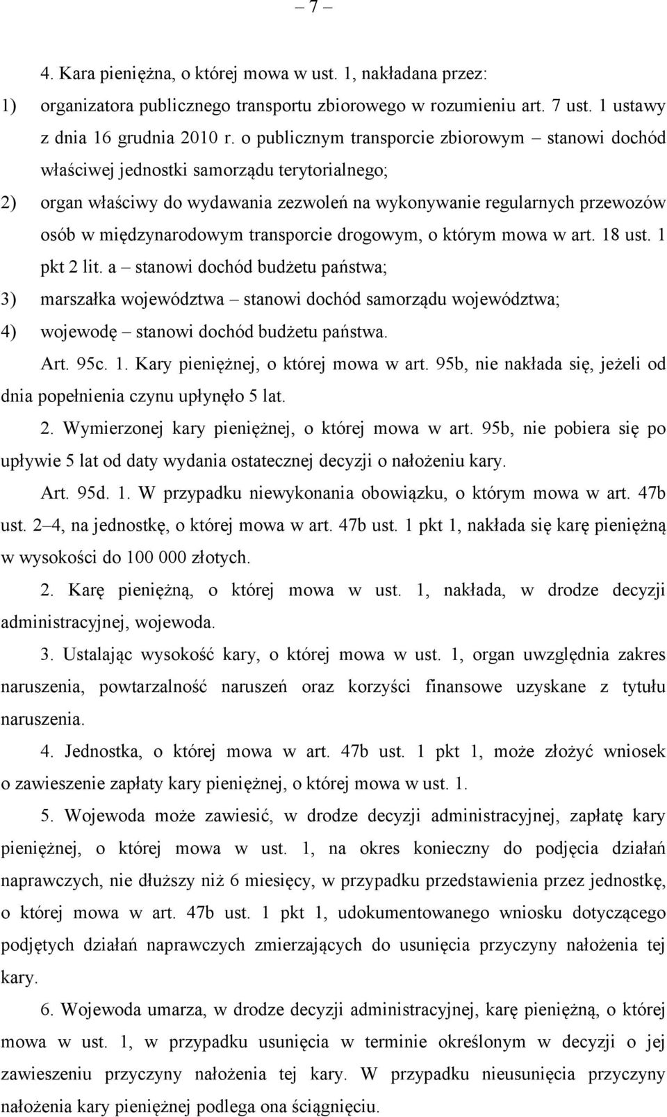 transporcie drogowym, o którym mowa w art. 18 ust. 1 pkt 2 lit.