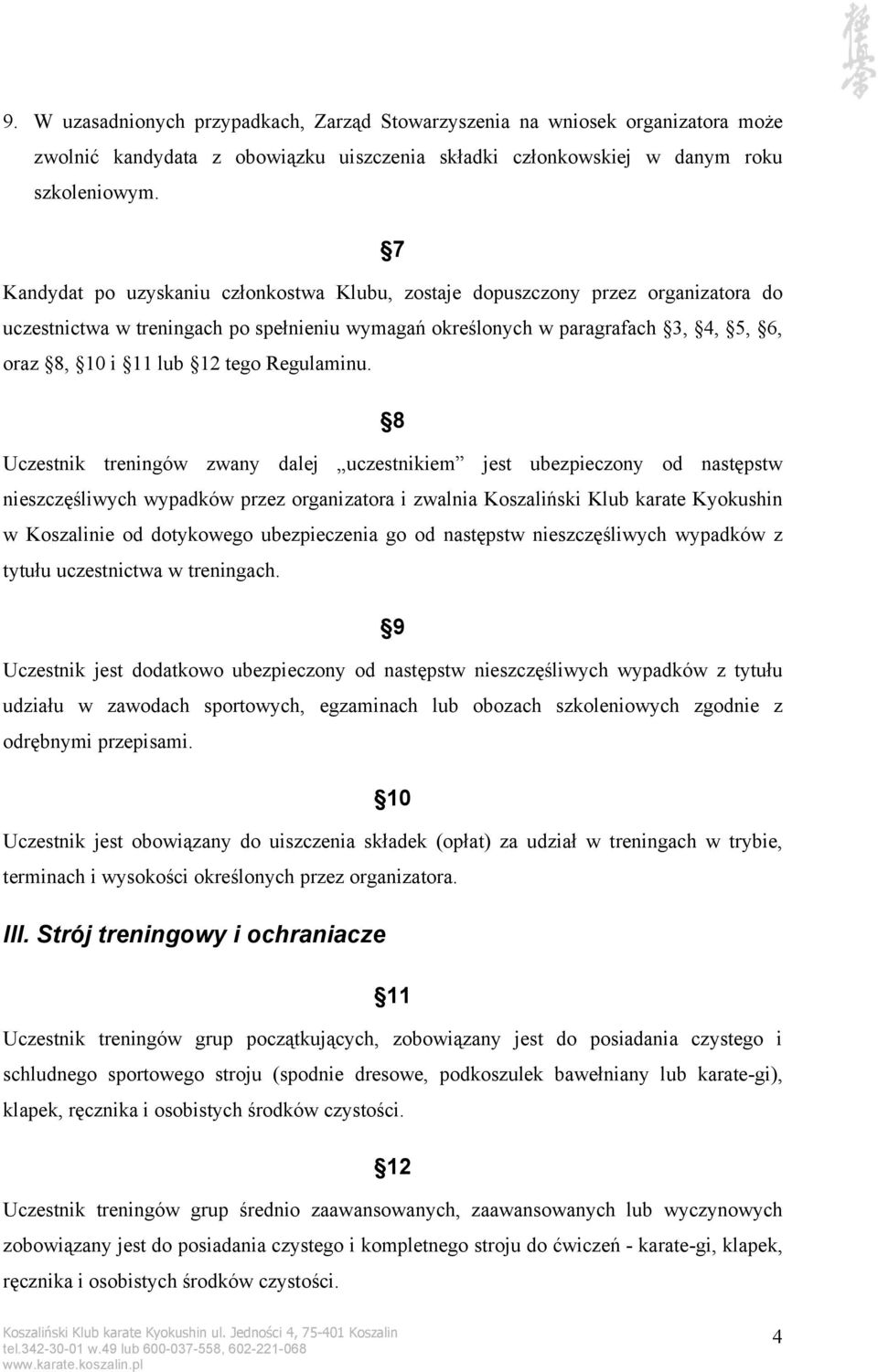 Regulaminu.