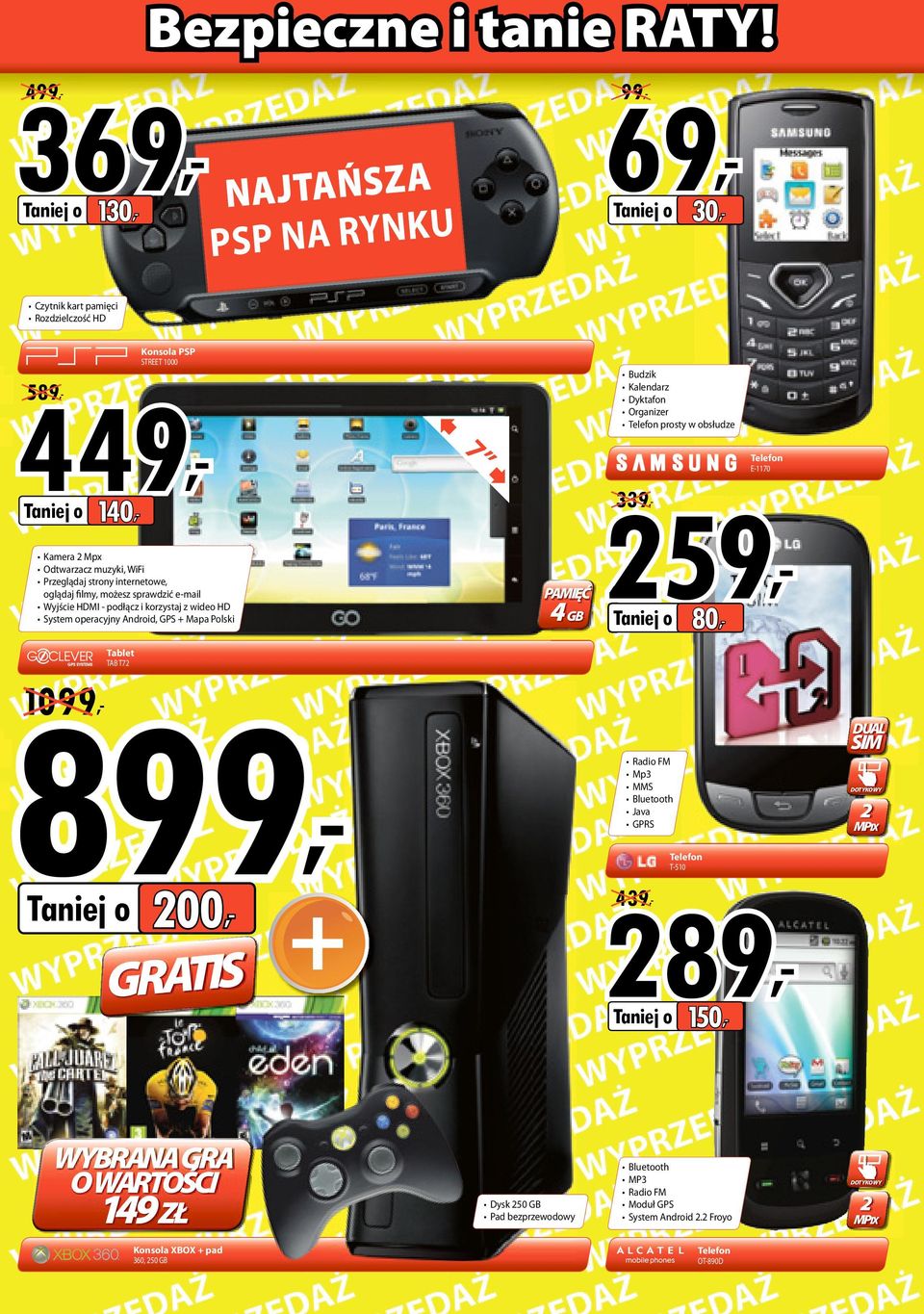 140, Kamera 2 Mpx Odtwarzacz muzyki, WiFi Przeglądaj strony internetowe, oglądaj filmy, możesz sprawdzić e-mail Wyjście - podłącz i korzystaj z wideo HD System operacyjny ndroid, GPS +