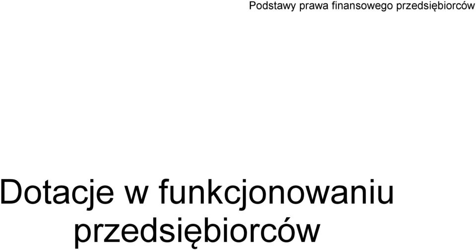 przedsiębiorców