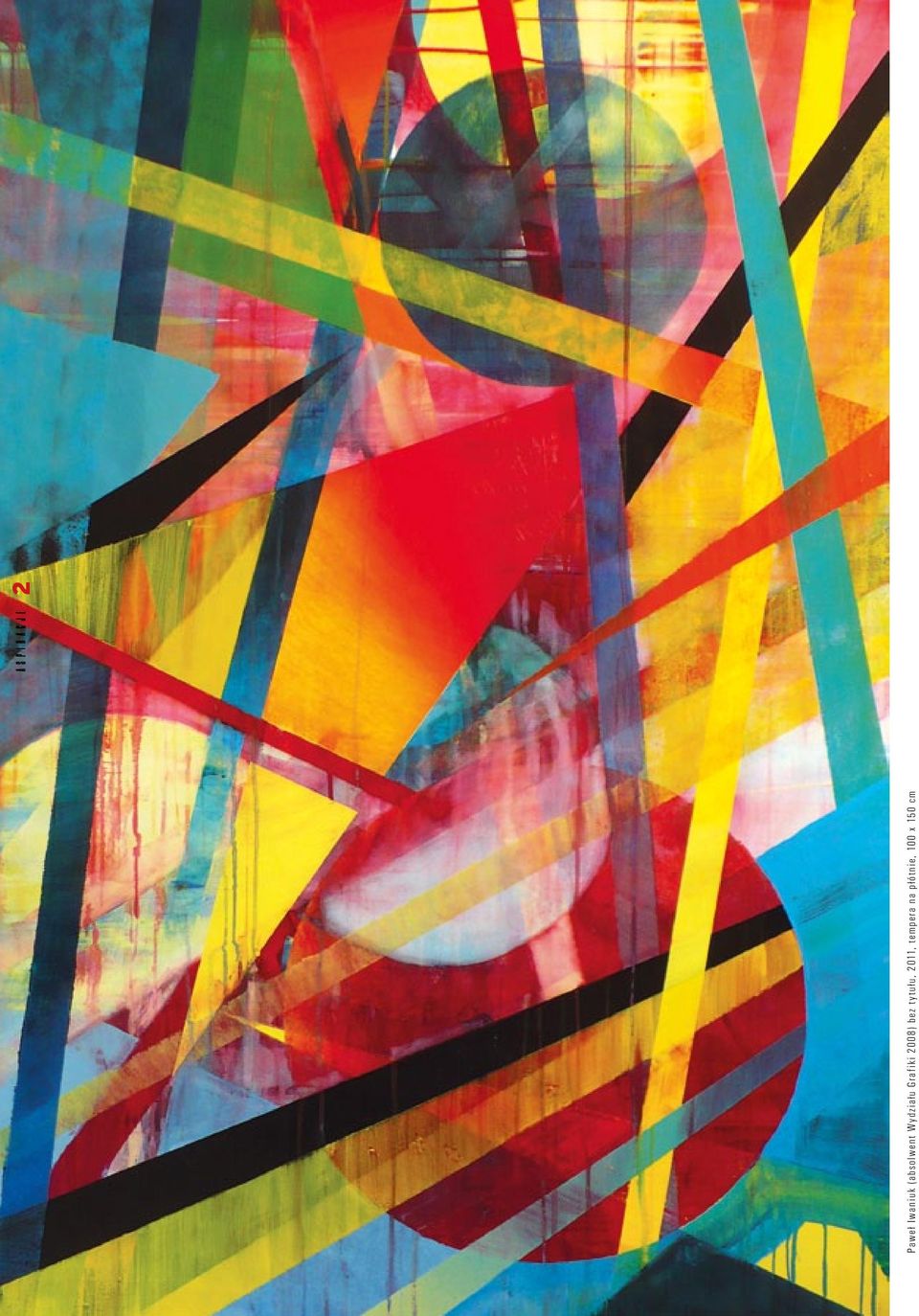 tytułu, 2011, tempera na