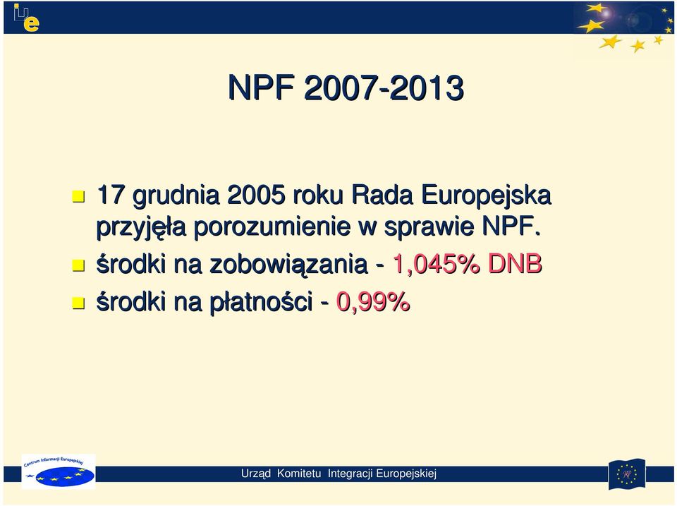 w sprawie NPF.