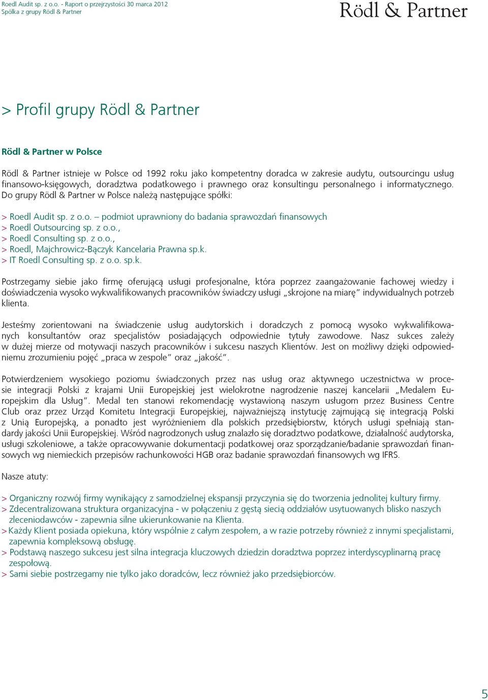 z o.o., > Roedl Consulting sp. z o.o., > Roedl, Majchrowicz-Bączyk 