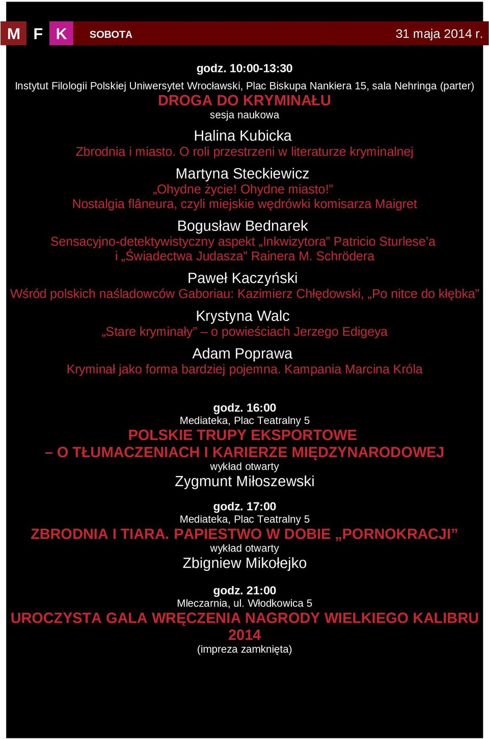 O roli przestrzeni w literaturze kryminalnej Martyna Steckiewicz Ohydne życie! Ohydne miasto!