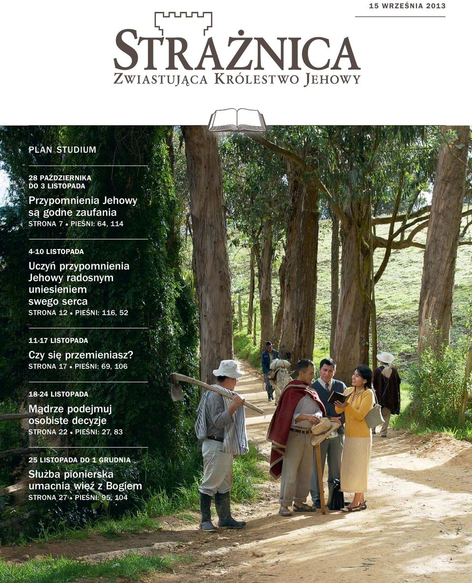 52 11-17 LISTOPADA Czy si przemieniasz?