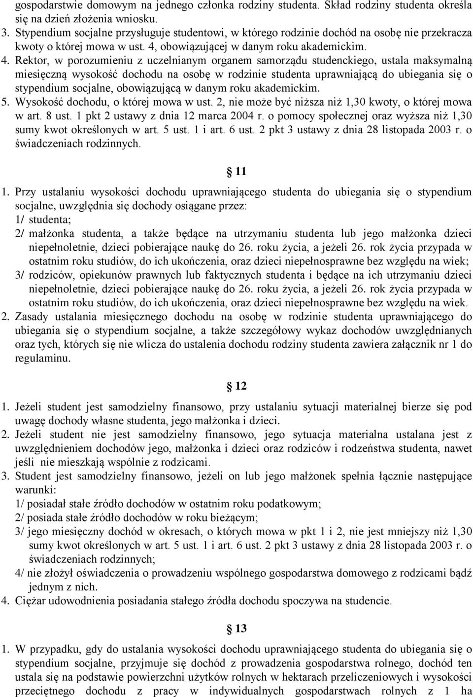 obowiązującej w danym roku akademickim. 4.