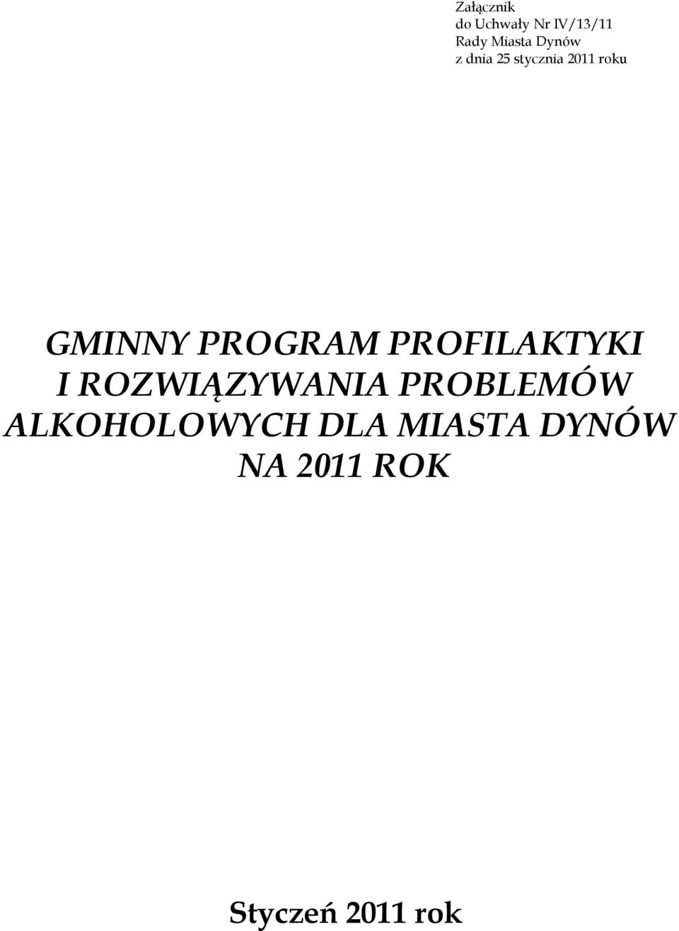 PROGRAM PROFILAKTYKI I ROZWIĄZYWANIA PROBLEMÓW