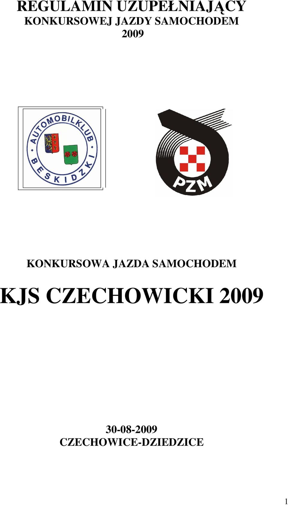 KONKURSOWA JAZDA SAMOCHODEM KJS