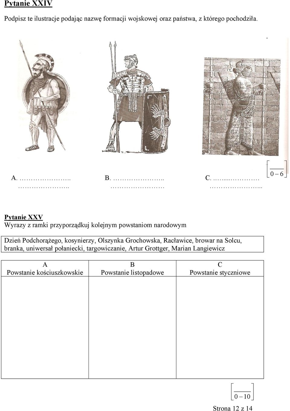 kosynierzy, Olszynka Grochowska, Racławice, browar na Solcu, branka, uniwersał połaniecki, targowiczanie, Artur