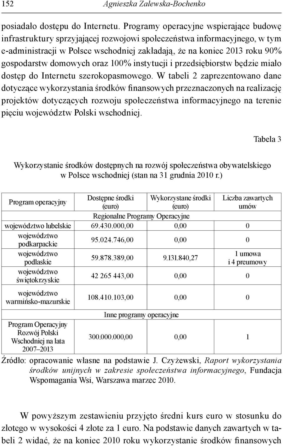 domowych oraz 100% instytucji i przedsiębiorstw będzie miało dostęp do Internetu szerokopasmowego.