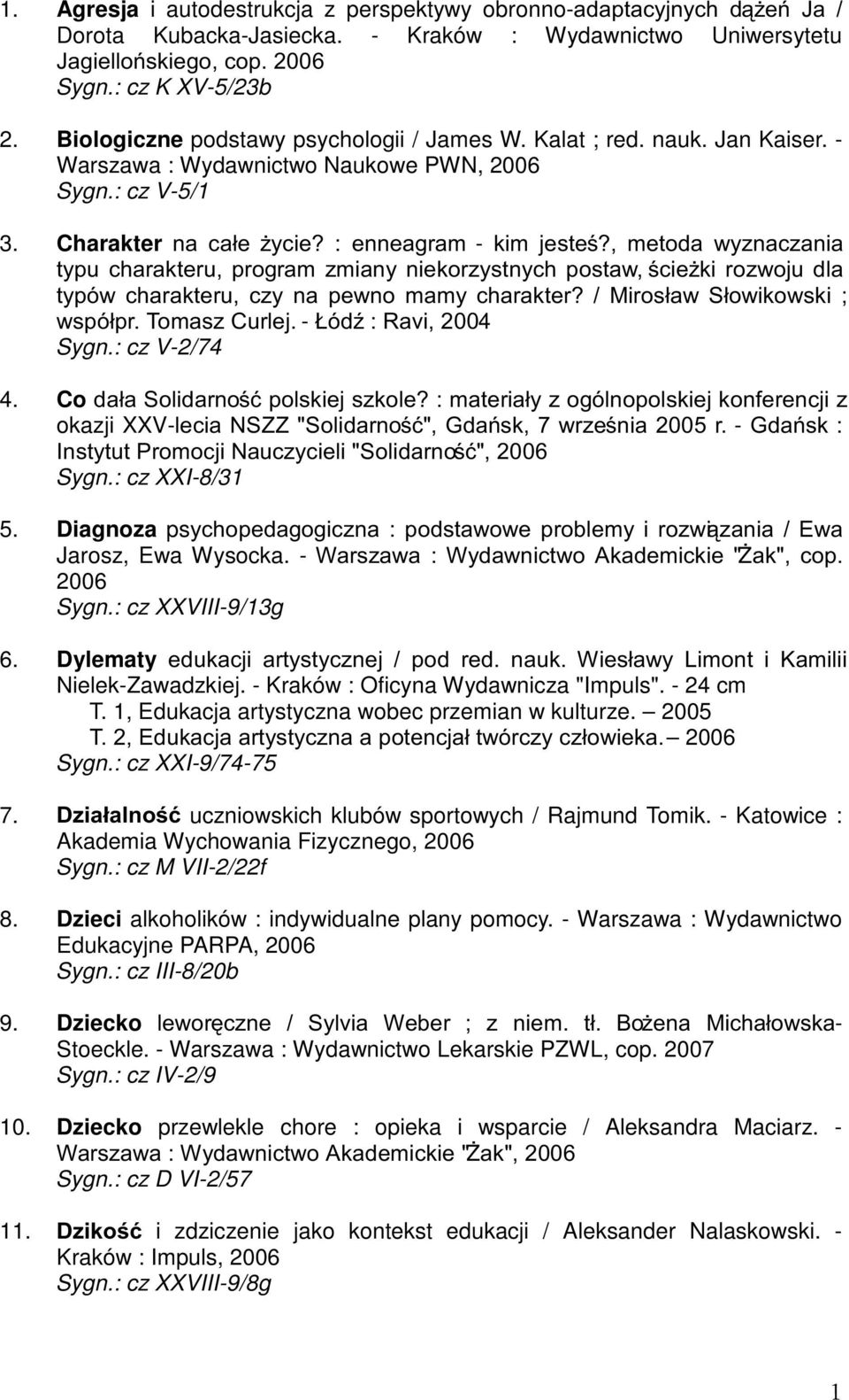 Charakter QD FDáH *\FLH"HQQHDJUDP- NLPMHVWH"PHWRGDZ\]QDF]DQLD W\SXFKDUDNWHUXSURJUDP]PLDQ\ QLHNRU]\VWQ\FK SRVWDZFLH*NL UR]ZRMX GOD W\SyZ FKDUDNWHUXF]\QDSHZQRPDP\ FKDUDNWHU" 0LURVáDZ 6áRZLNRZVNL