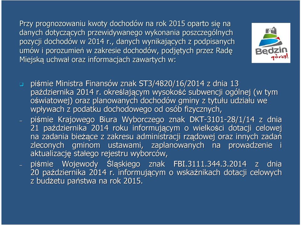 13 października 2014 r.