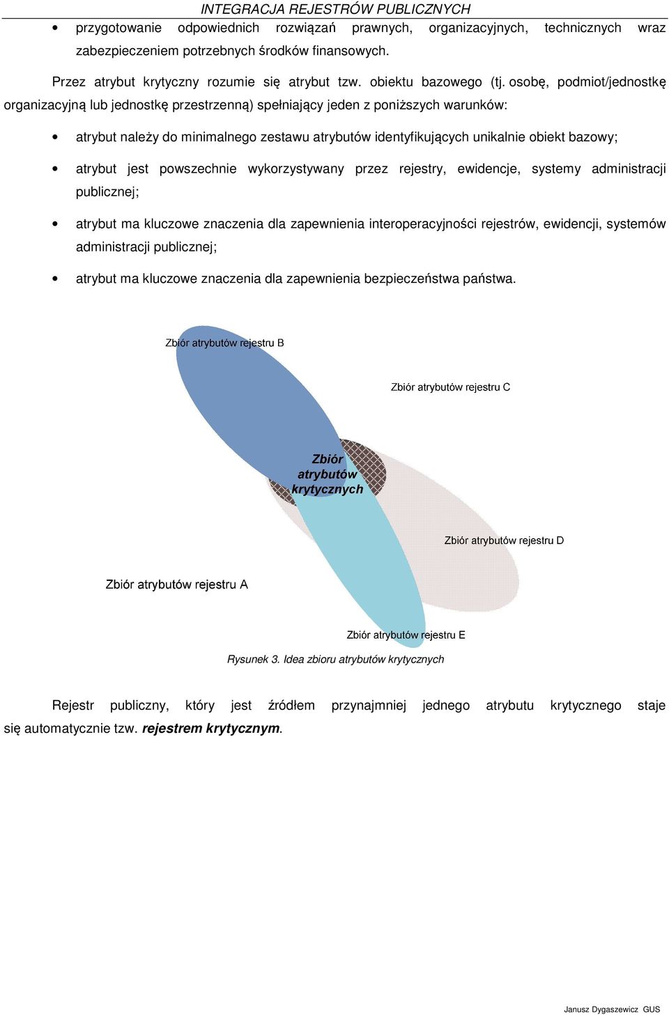 osobę, podmiot/jednostkę organizacyjną lub jednostkę przestrzenną) spełniający jeden z poniższych warunków: atrybut należy do minimalnego zestawu atrybutów identyfikujących unikalnie obiekt bazowy;