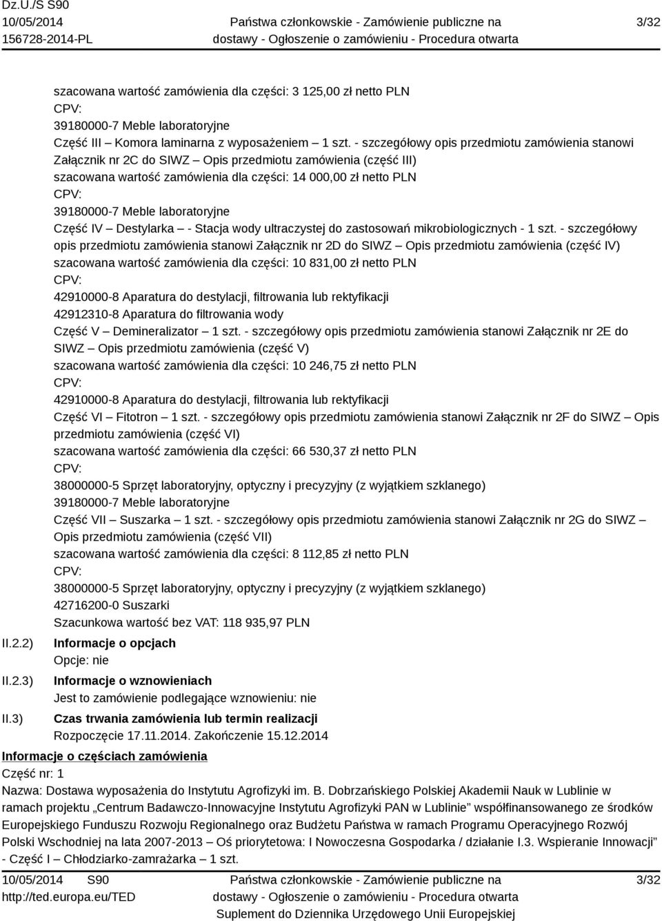 laboratoryjne Część IV Destylarka - Stacja wody ultraczystej do zastosowań mikrobiologicznych - 1 szt.