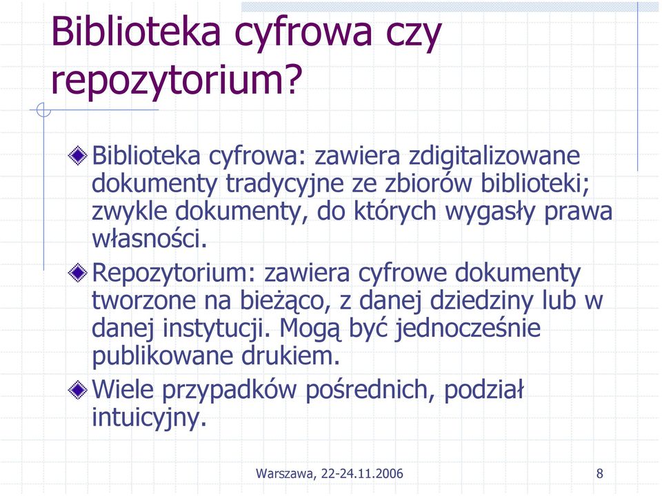 dokumenty, do których wygasły prawa własności.