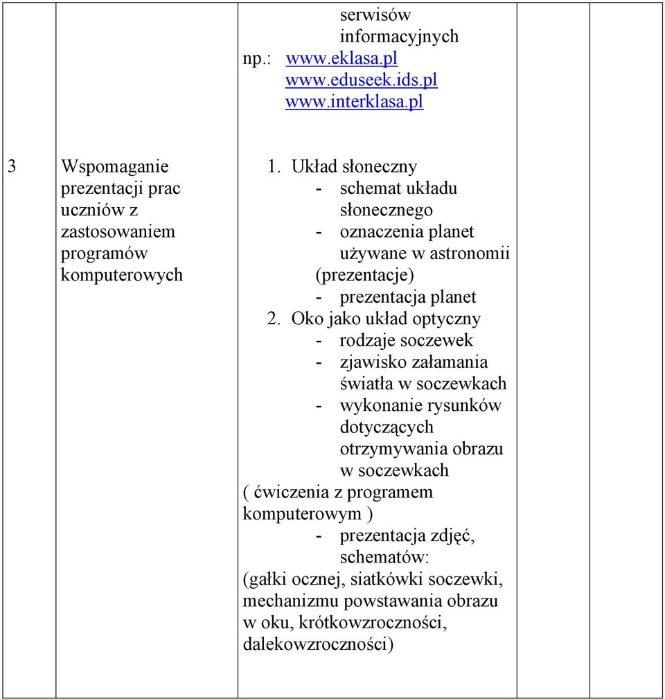 Układ słoneczny - schemat układu słonecznego - oznaczenia planet używane w astronomii (prezentacje) - prezentacja planet 2.