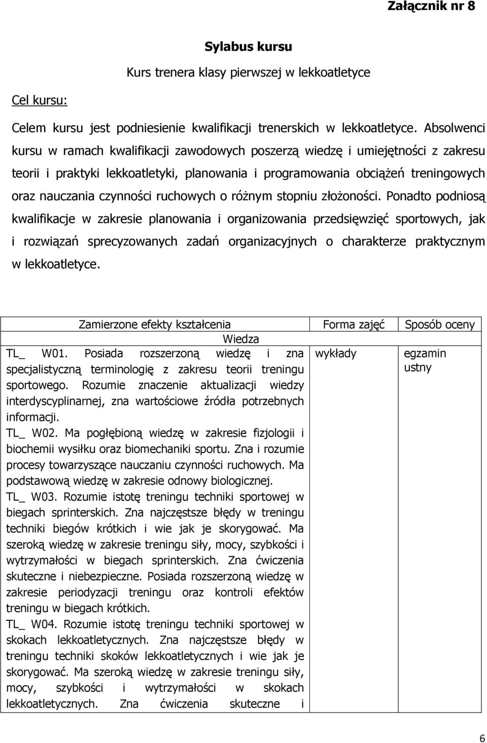 ruchowych o róŝnym stopniu złoŝoności.