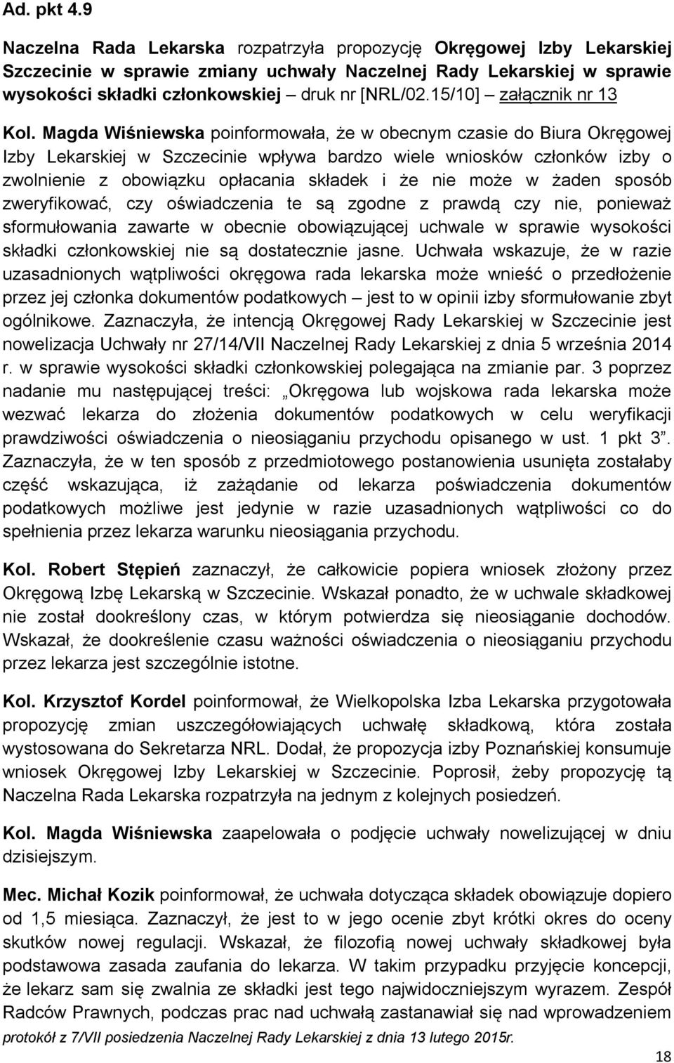 15/10] załącznik nr 13 Kol.