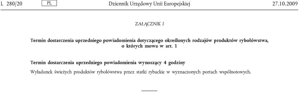 rodzajów produktów rybołówstwa, o których mowa w art.